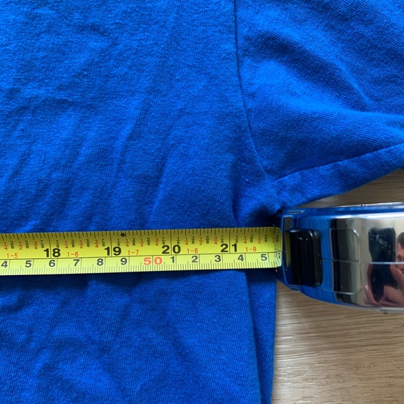 Vintage Hanes Blue Pool Pick Three Embroidered T Shirt - Picture 5 of 6